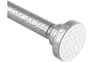 Stainless Steel Shower Curtain Rod for Tension Installation