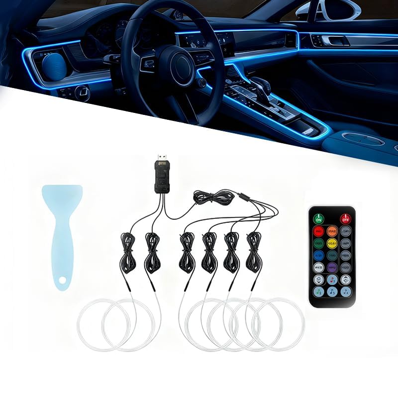 Iluminacion RGB coche para rutas nocturnas en Volkswagen Scirocco kit led interior