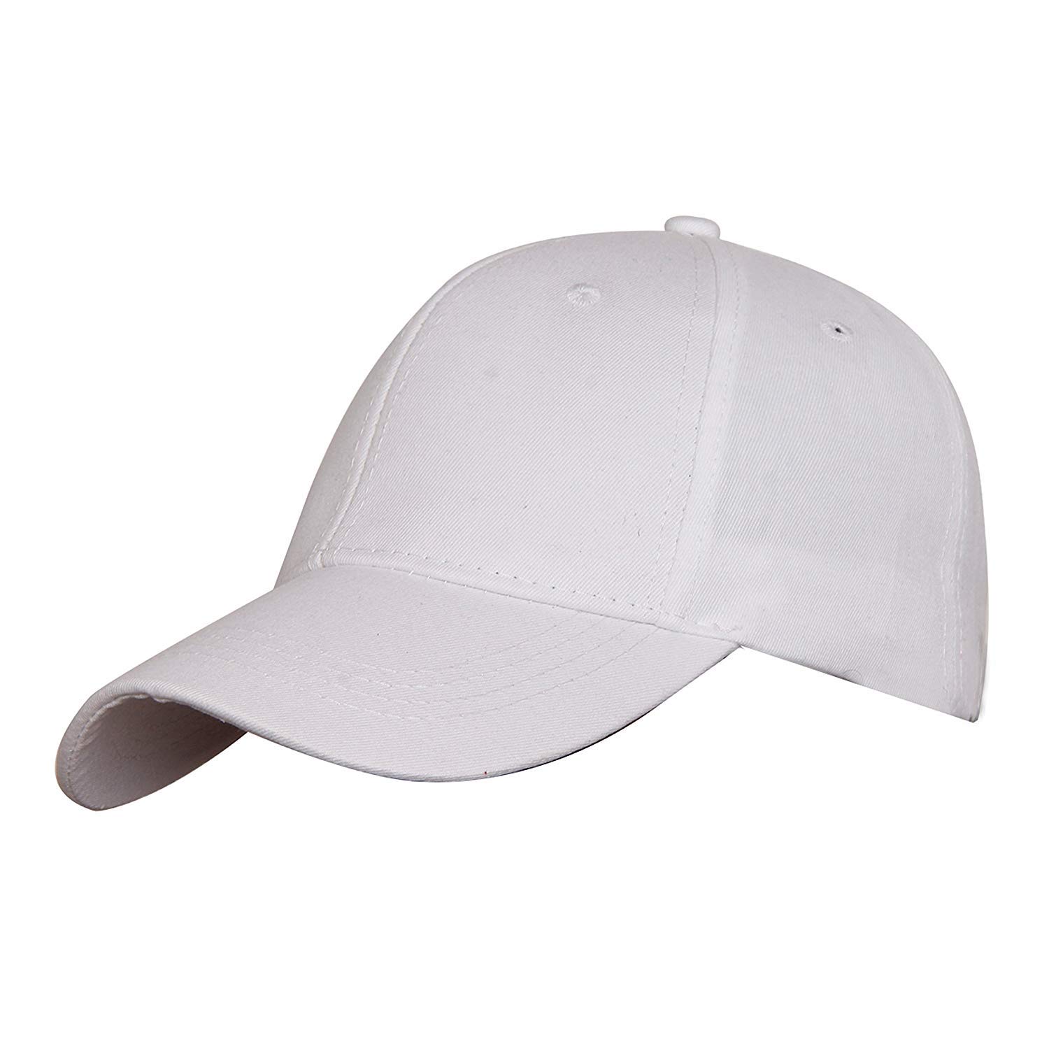 Niue Boy's & Girl's Cotton Adjustable Baseball Cap (White, Free Size) - Review, Price and Buying Guide