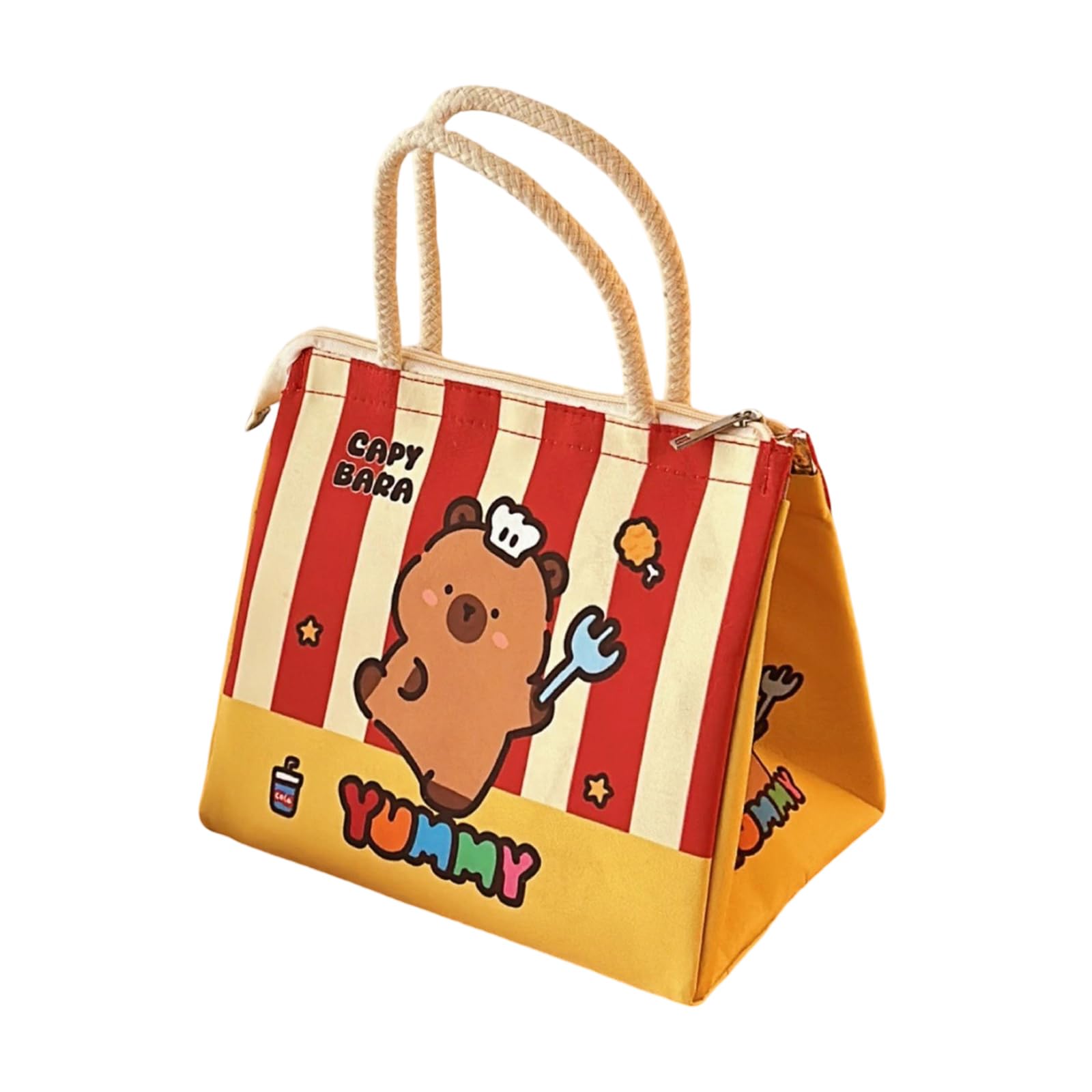 Kalttoy Girls D Lovely Lunch Box Cartoon Lunch Case Thermal Insulate Bag Bag Portable Coolers For School Box