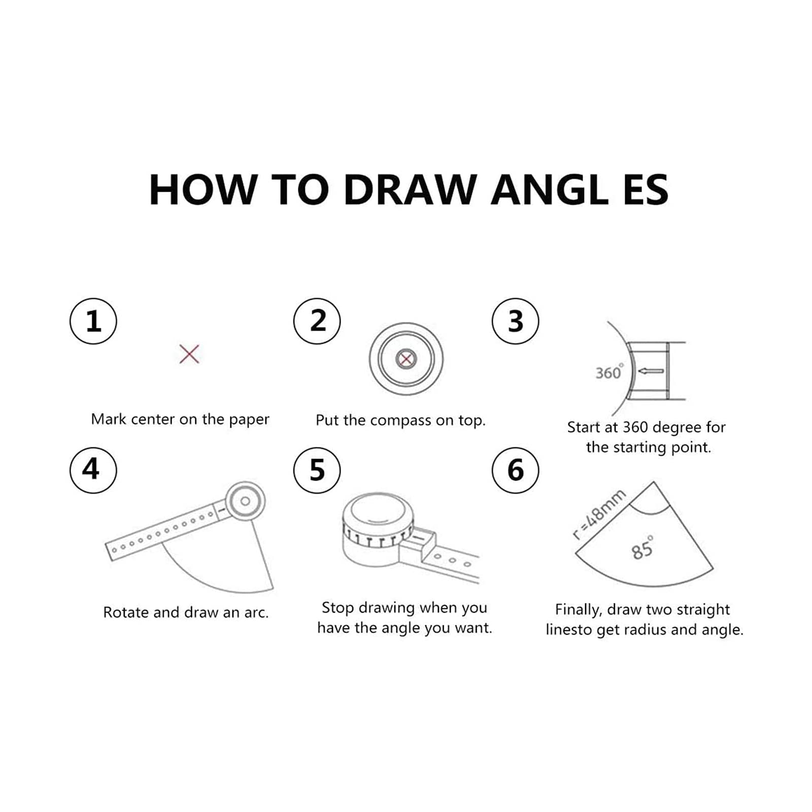 MultiFunction Drawing Tool Versatile Magcon Design Drawing Tool Mini