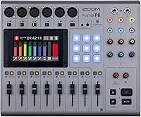 Vista 2 de Zoom PodTrak P8 Grabadora de podcasts, 6 entradas de micrófono, 6 salidas de auriculares, entrada de teléfono, pads de sonido, edición integrada