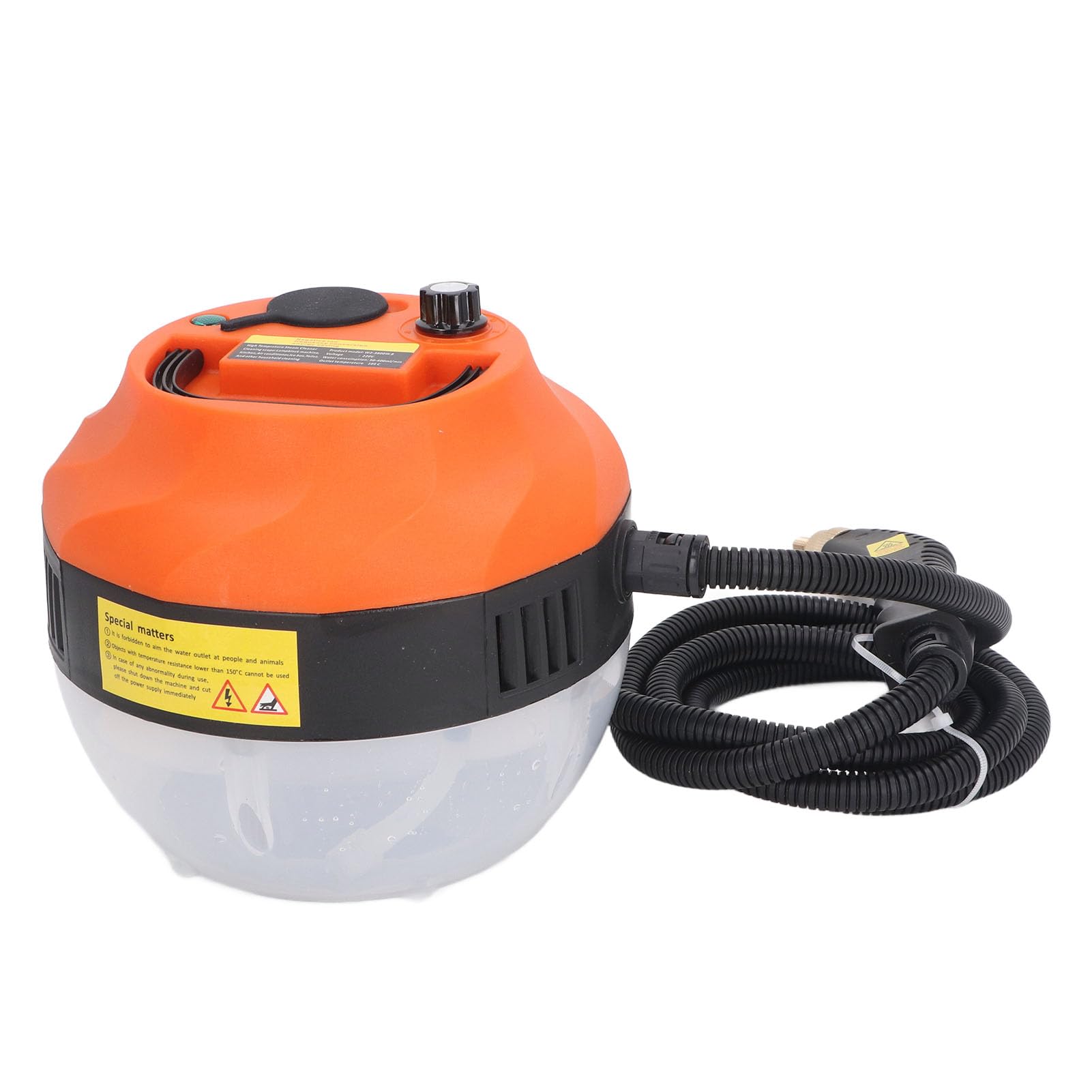Fdit Limpiador de Portátil, Máquina de Limpieza Multiusos de Alta Temperatura para Cocina, Hogar, capó de Coche y Grasa de Aceite, con Diseño Rápido de Calentamiento (Enchufe europeo 220V)
