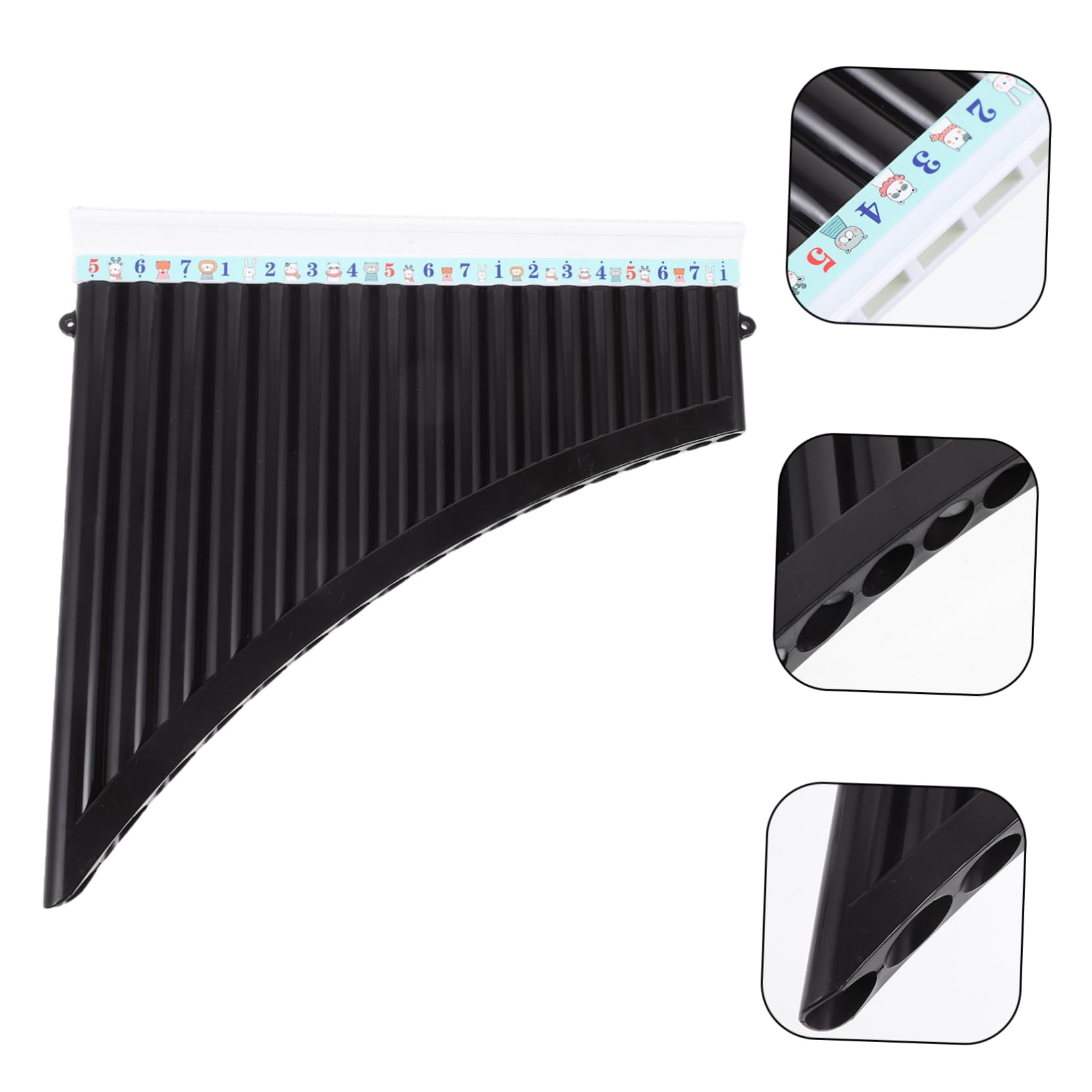 18 sifflets de pan en do majeur - Instrument de musique portable pour débutants et confirmés - Idéal pour les cours de musique et le développement créatif
