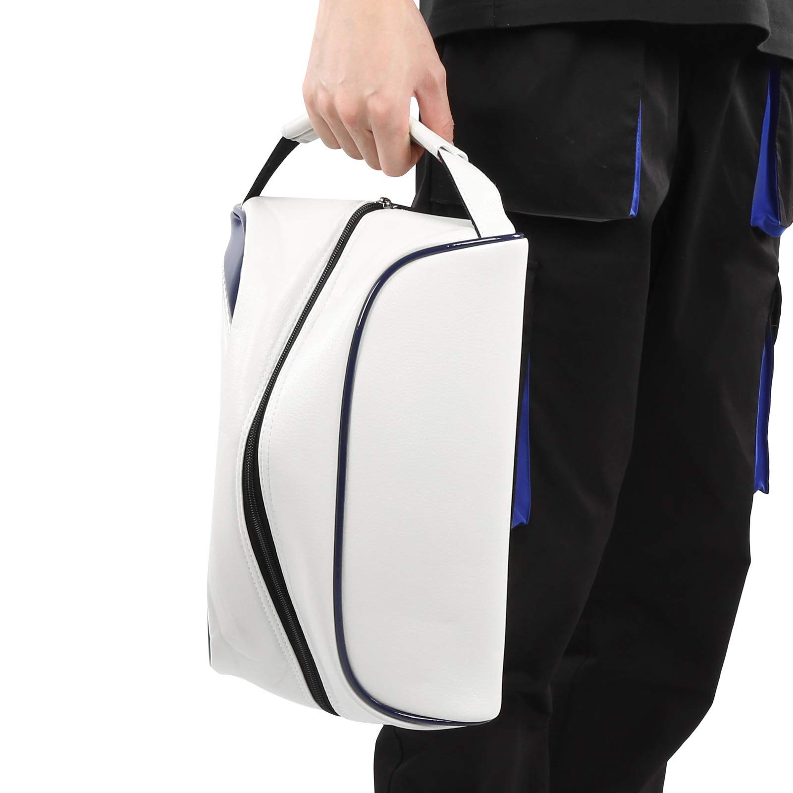 VGEBY Bolsa portadora de Zapatos de Golf Bolsa portadora de Zapatos de Golf de Cuero PU Bolsa de Almacenamiento a Prueba de Polvo de Viaje en casa