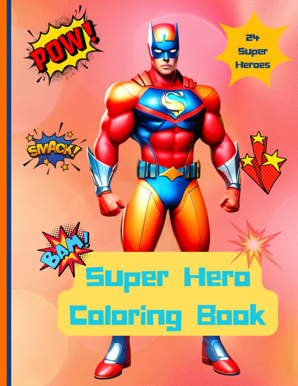 Super Hero Coloring Book
