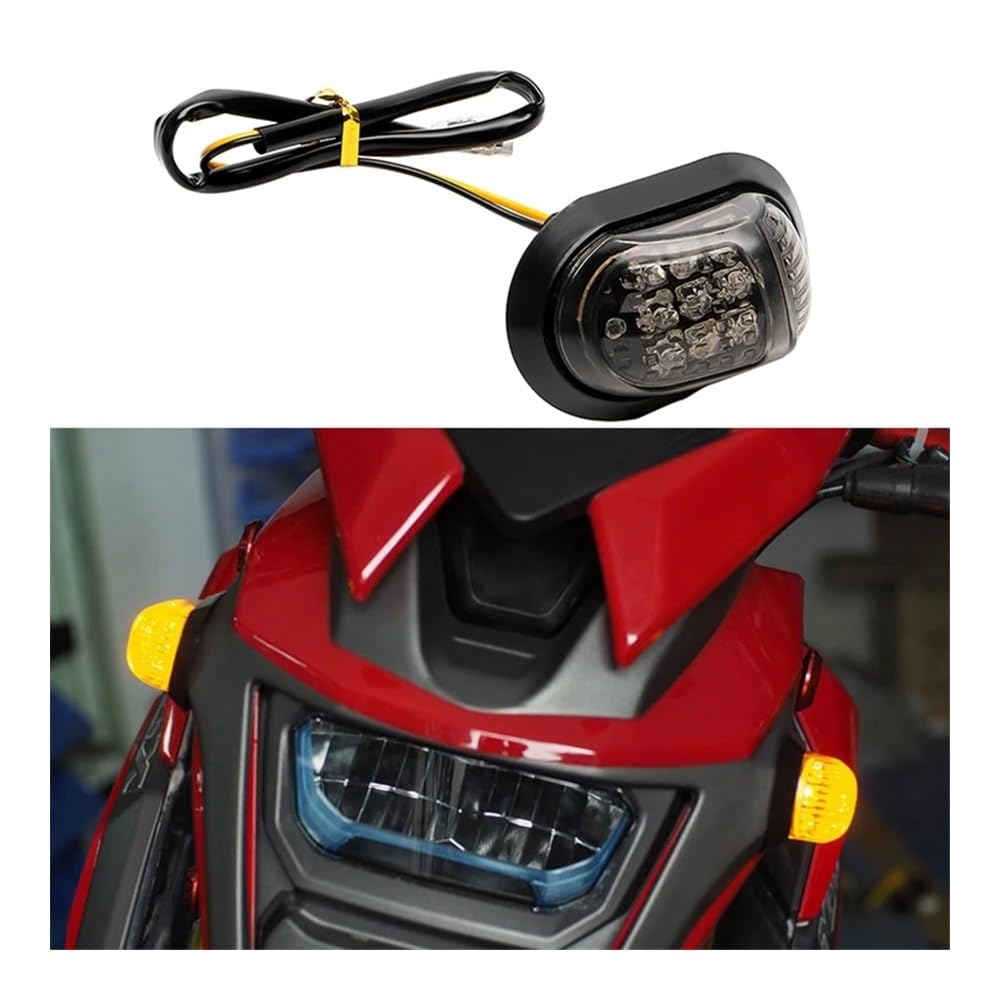 Clignotants LED pour motos universels Trendfront - Paire de feux indicateurs étanches 12V