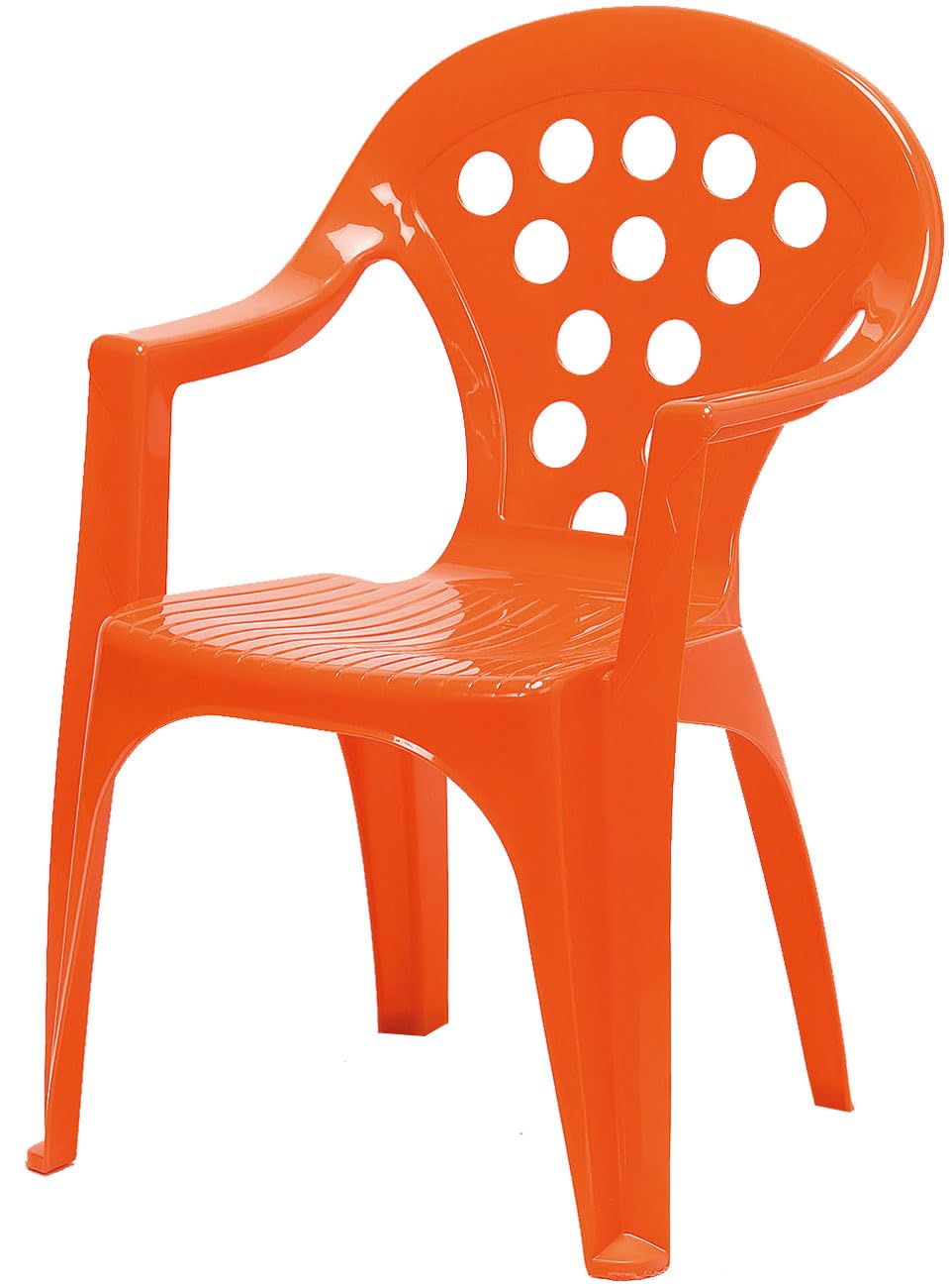 hLine Kinder Gartenstuhl Stapelsessel Sessel Stuhl für Kinder in/Out (4 Stück bunt), 868446