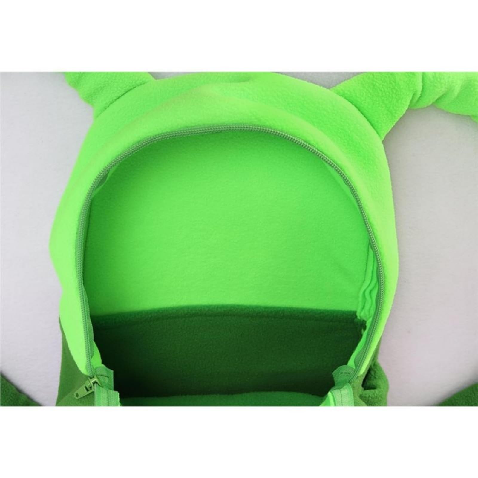 Mochila escolar Anime Verde Peluche Zaino, Cartone Animato Cosplay Accessorio Borsa Unisex Zaino Morbido per Ogni Giorno Indossare Eventi Festa A Tema-Green