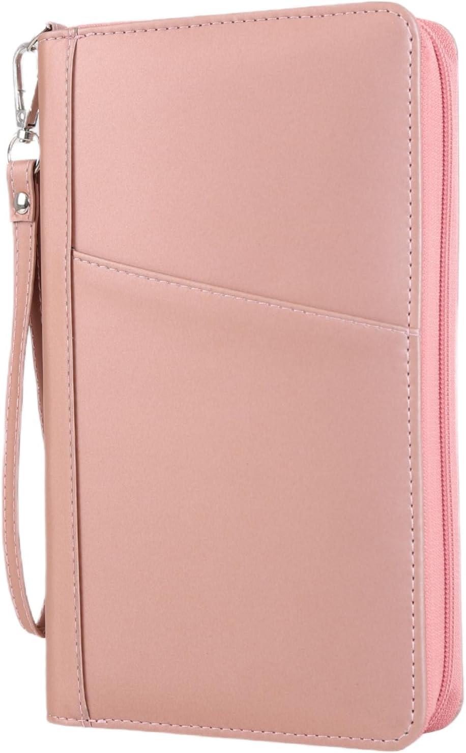KISSKI.H Olvido Leather Passport Holder Family, Women RFID Blocking Passport Wallet, Travel Essentials Premium Wallets, Waterproof Passport Holders Bag Traveling, Business