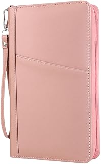 Leather Passport Holder Family, RFID Blocking Passport Wallet, Travel Essentials Premium Wallets