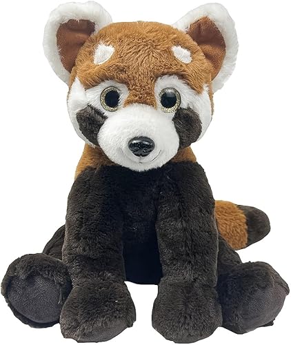 Ruby The Red Panda - Almohada de peluche suave de 16 pulgadas, regalo para cumpleaños, niños, amantes de los juguetes suaves