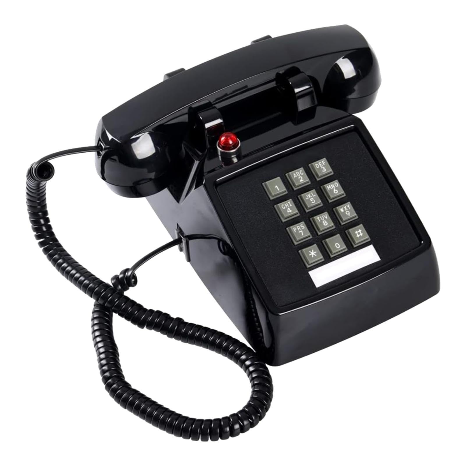 Téléphone filaire avec base métallique robuste pour une stabilité maximale