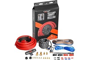 TOPSTRONGGEAR 4 Gauge Amp Kit - Premium Car Audio Amplifier InstallationWiring Amp Kit Install Cables