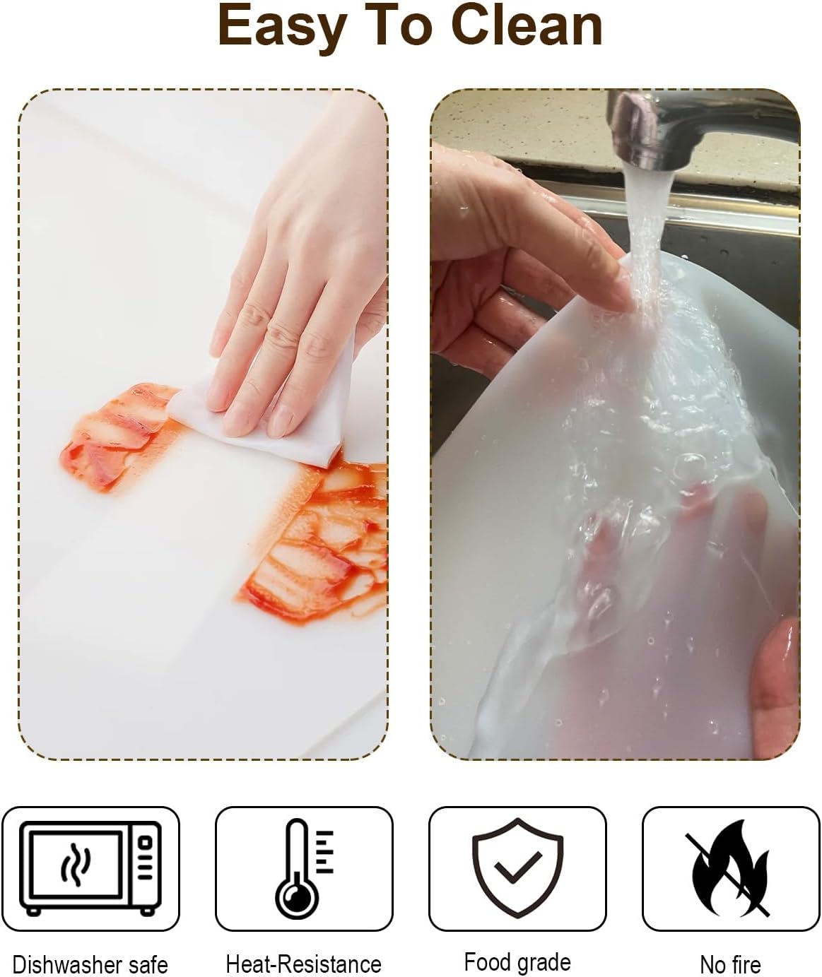 Large Crafting Silicone Mat, 24"x36" x1.5MM Inch Artist Work Mat for Jewelry Making, Epoxy Resin, Painting, Scrapbooking, Heat Resistant Nonstick Surface and Table Protector for DIY,Translucent