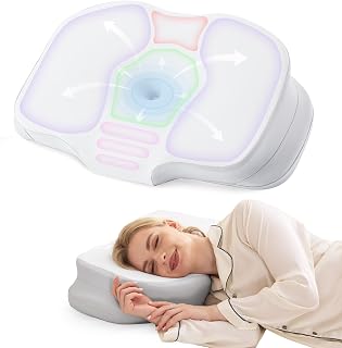 Nappixel Cervical Neck Pillow for Pain Relief, Ergonomic Contour Pillow for Sleeping, Back Stomach Side Sleeper Pillows for Adults, Memory Foam Dual-Height Neck Support Pillow with Cooling Pillowcase