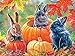 Cra-Z-Art - RoseArt - Abraham Hunter - Pumpkin Patch Bunnies - 1000 Piece Jigsaw Puzzle