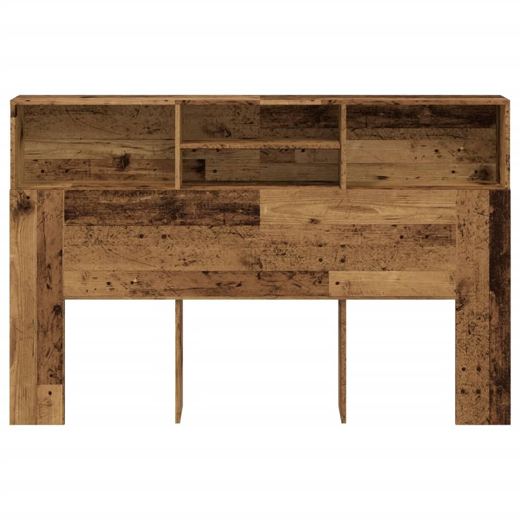 856870 Testiera con Contenitore Legno 160x19x103,5 cm in Truciolato Testata in Legno,Testata Letto Matrimoniale Muebles Dormitorio Spalliera Letto Testiere per Letto Matrimoniale