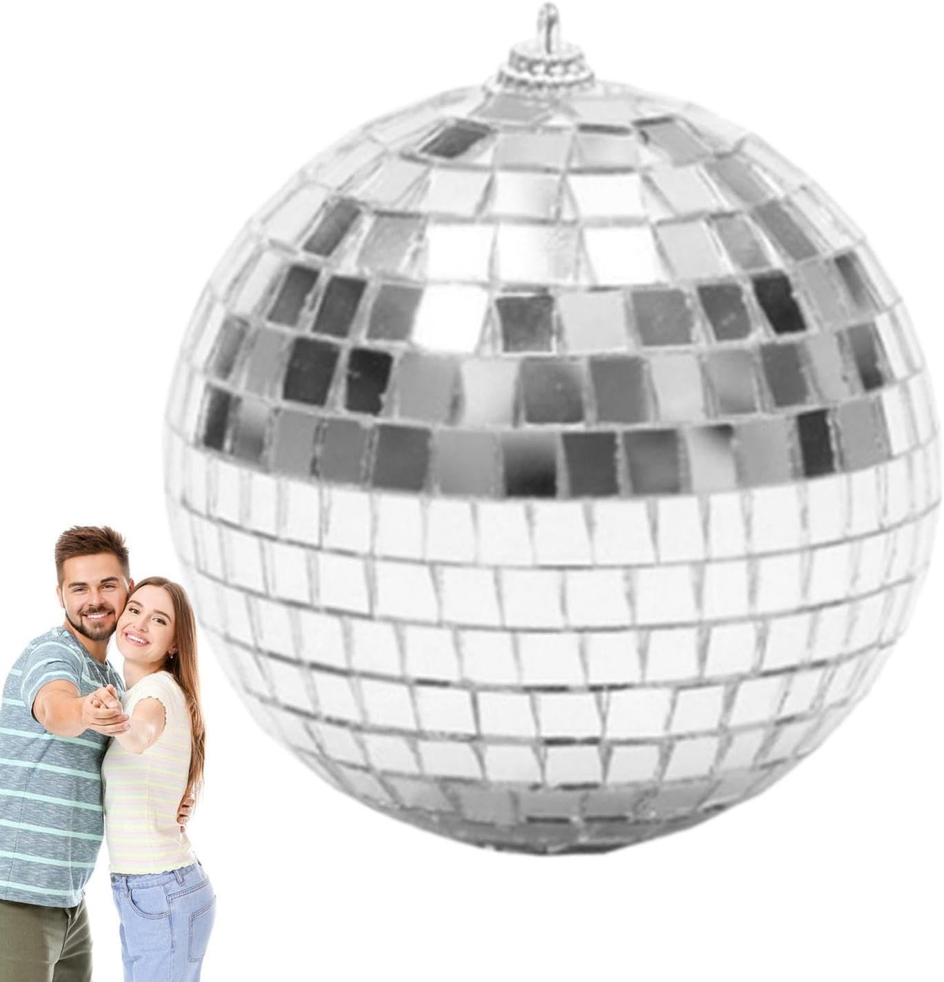 Mirror Disco Balls | Disco Reflector Ball Pendant Decor | Mirror Cubes Design Decoration Supplies for Bars, Weddings, and Stage Performances
