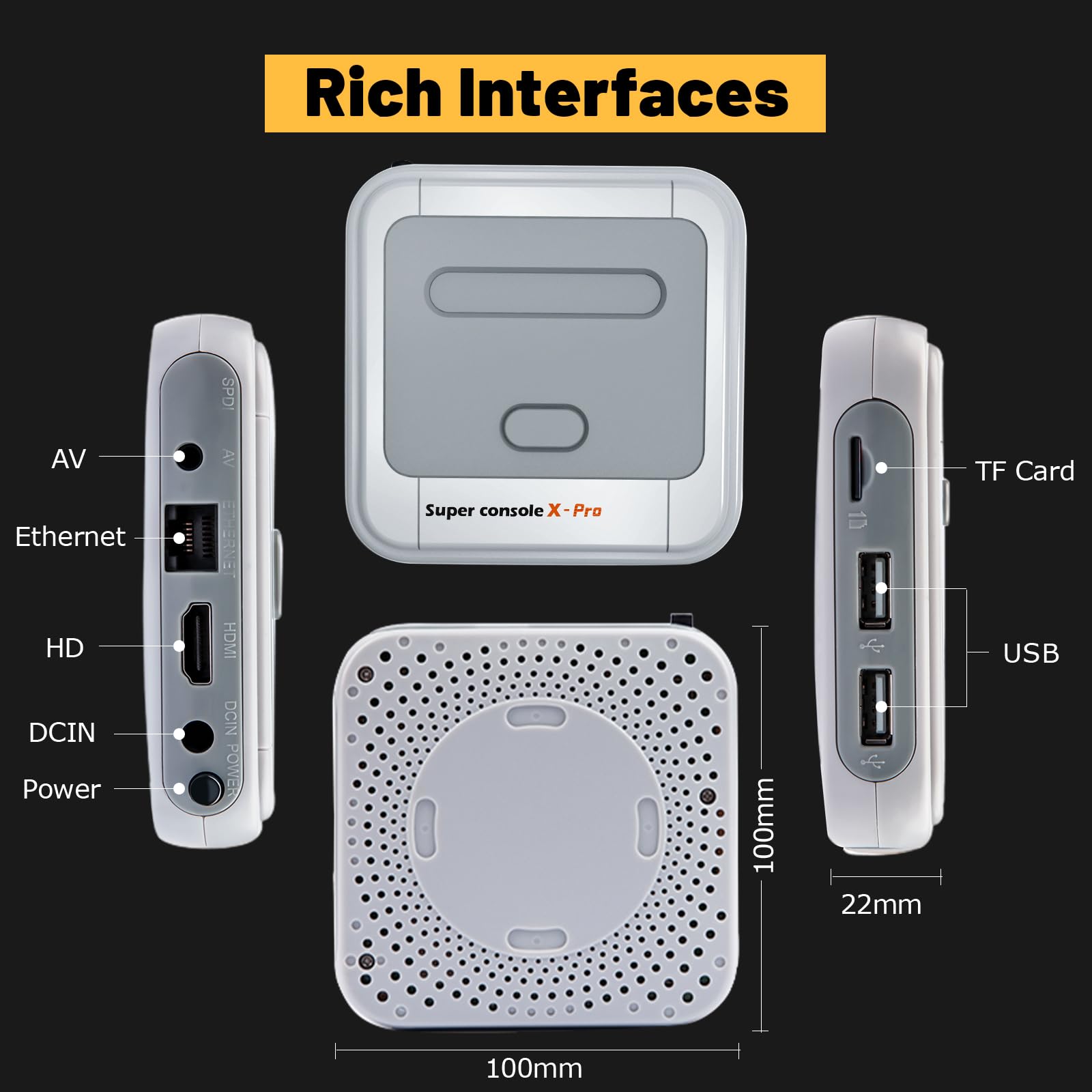 Amazon.com: Kinhank Super Console X PRO Retro Video Game Console