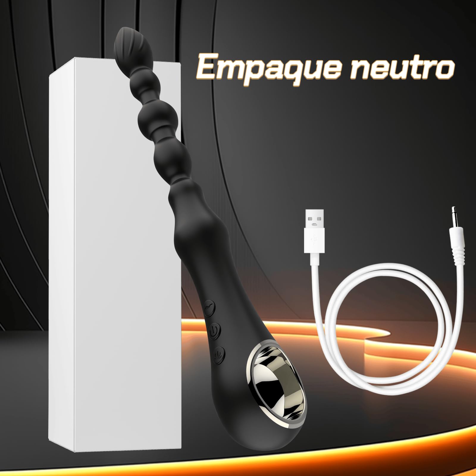 Bolas Anales Vibradoras Masajeador de Próstata Plug Anal Punto G Consolador | Butt Plug Estimulador Clítoris con 7 Modos de Vibración y Función de Calentamiento Juguetes Sexuales Dilatador Vibradorador
