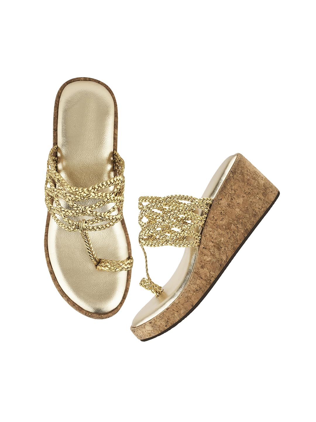 Trendy Fabulous Perfect for Every Occasion Wedge Heel Sandals For Womens And Girls-image-8