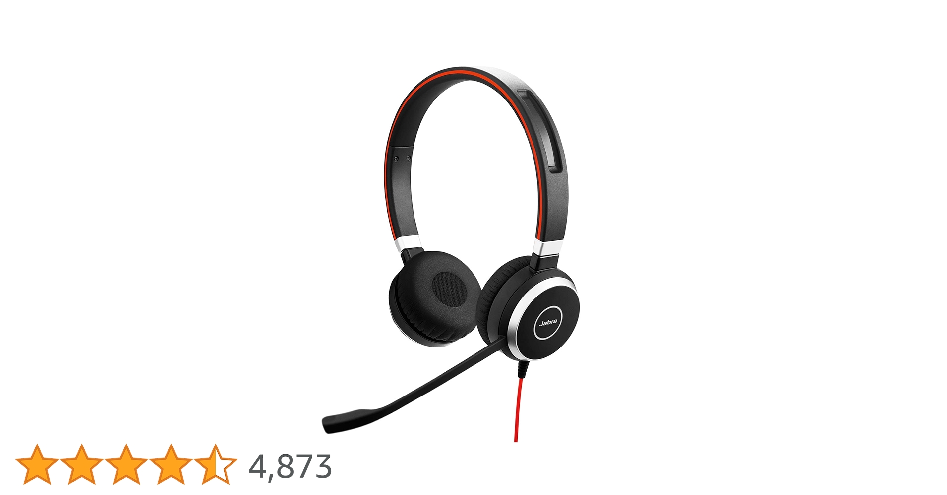 【未使用に近い】Jabra EVOLVE 40 MS Stereo ヘッドホン 今すぐ購入| Jabra Evolve 40