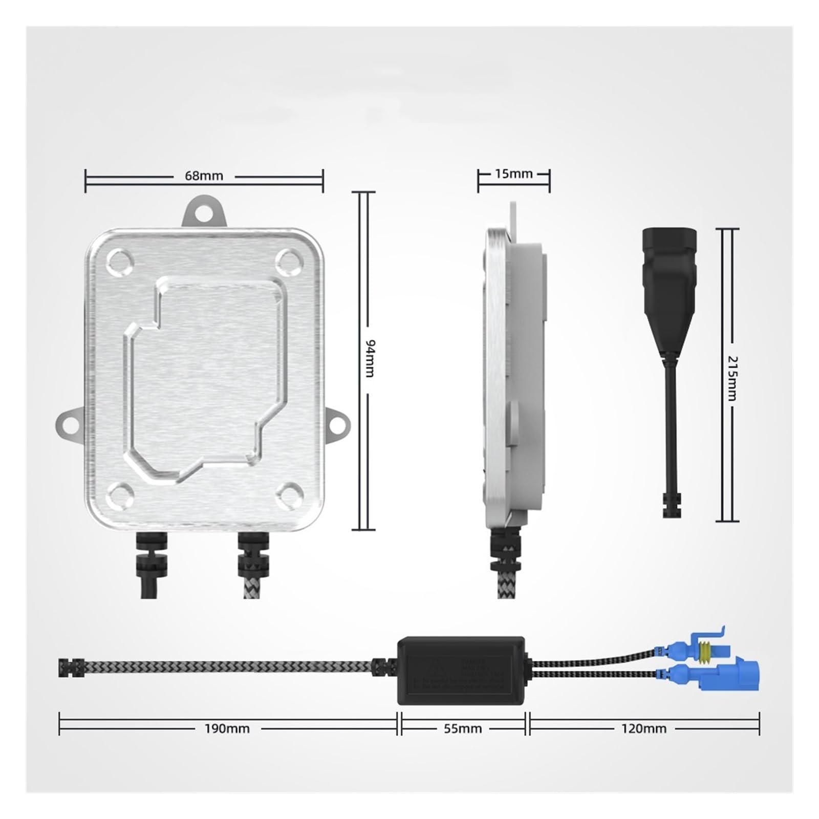 Kit de balasto HID para Coches 2 para Uds 55W para AC balasto Brillante rápido H4 para xenón balasto Digital Delgado para xenón H7 balastos Digitales Delgados H7 H4