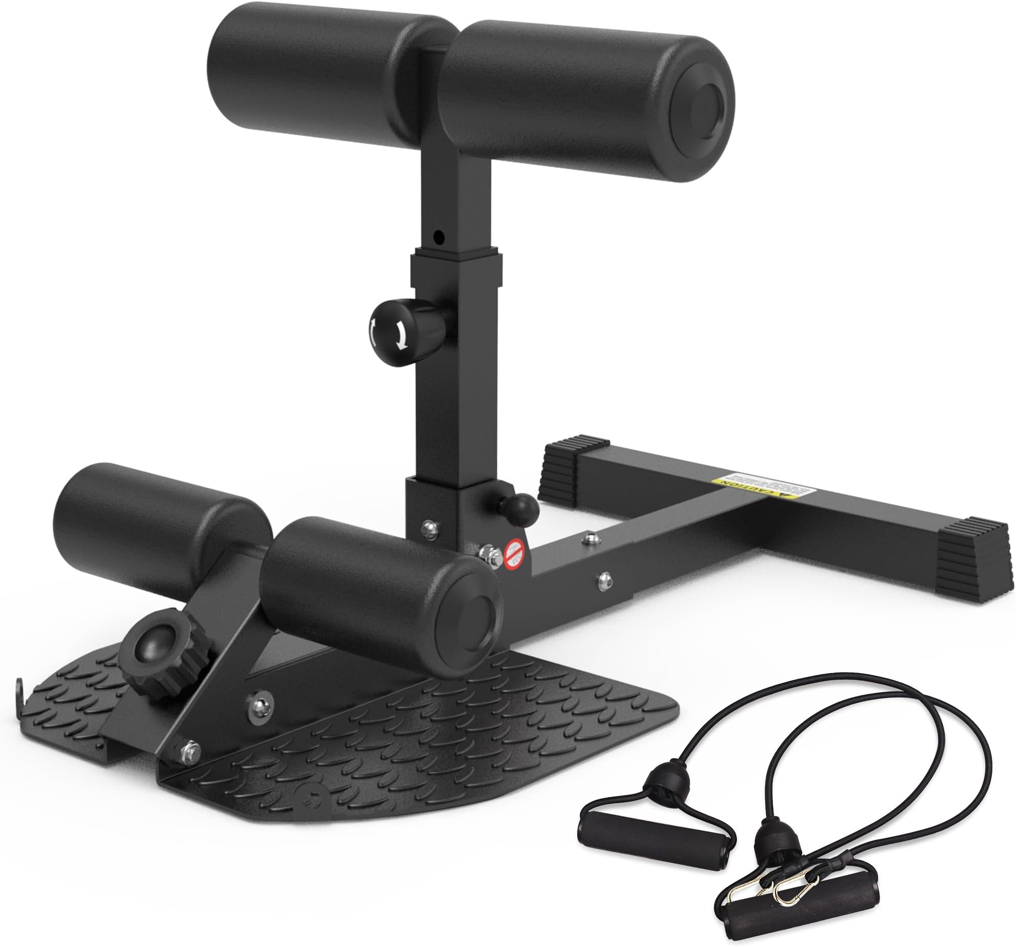 leikefitness Deluxe Multi-Function Deep Sissy Squat Bench Home Gym Workout Station Leg Exercise Machine