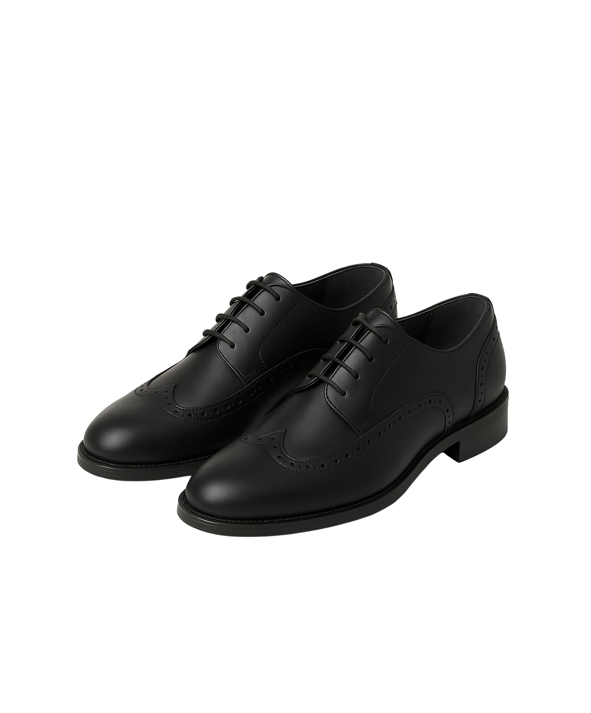SIRRI Chaussures Richelieu à Bout Golf pour Homme, Chaussures habillées à Lacets, Style Business et Mariage, Vernies