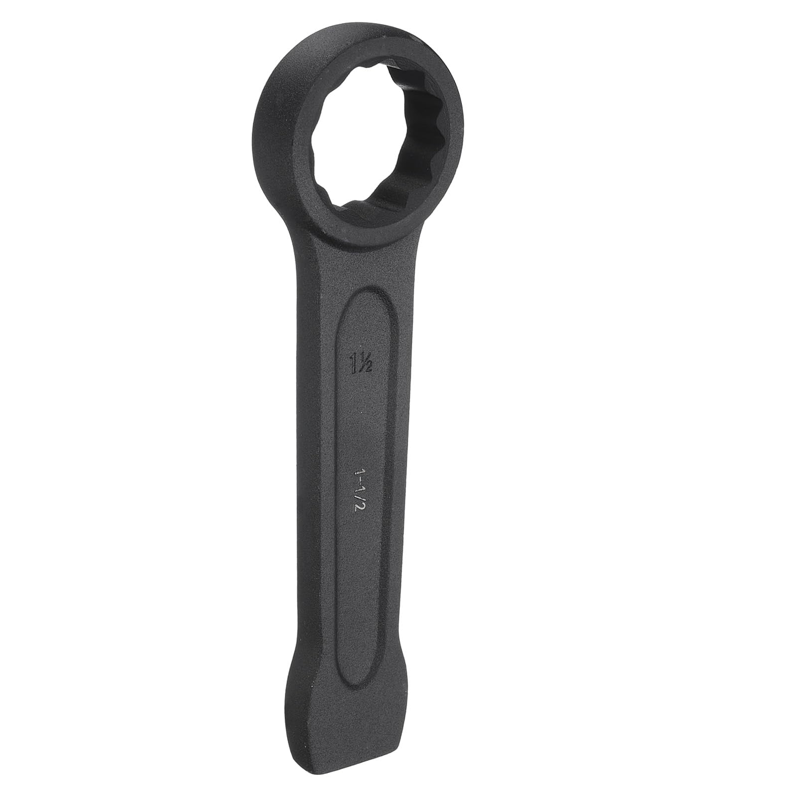 HARFINGTON Striking Wrench 1-1/2" 12-Point Flat Strike Wrench Slogging Ring Spanner Straight Handle Box End Striking Wrenches