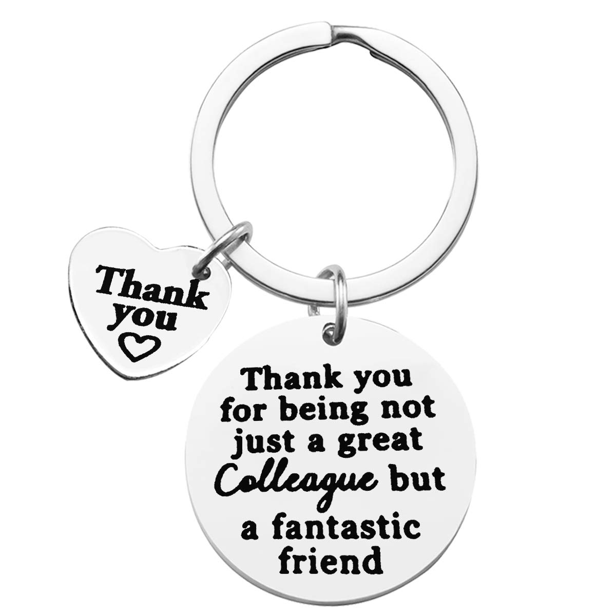 Colleague Appreciation Keychain Gift Thank You for Being Not Just a Great Colleague But a Fantastic Friend Keychain Boss Coworker Leaving Farewell Gifts Retirement Gift Coworker Going Away Gift