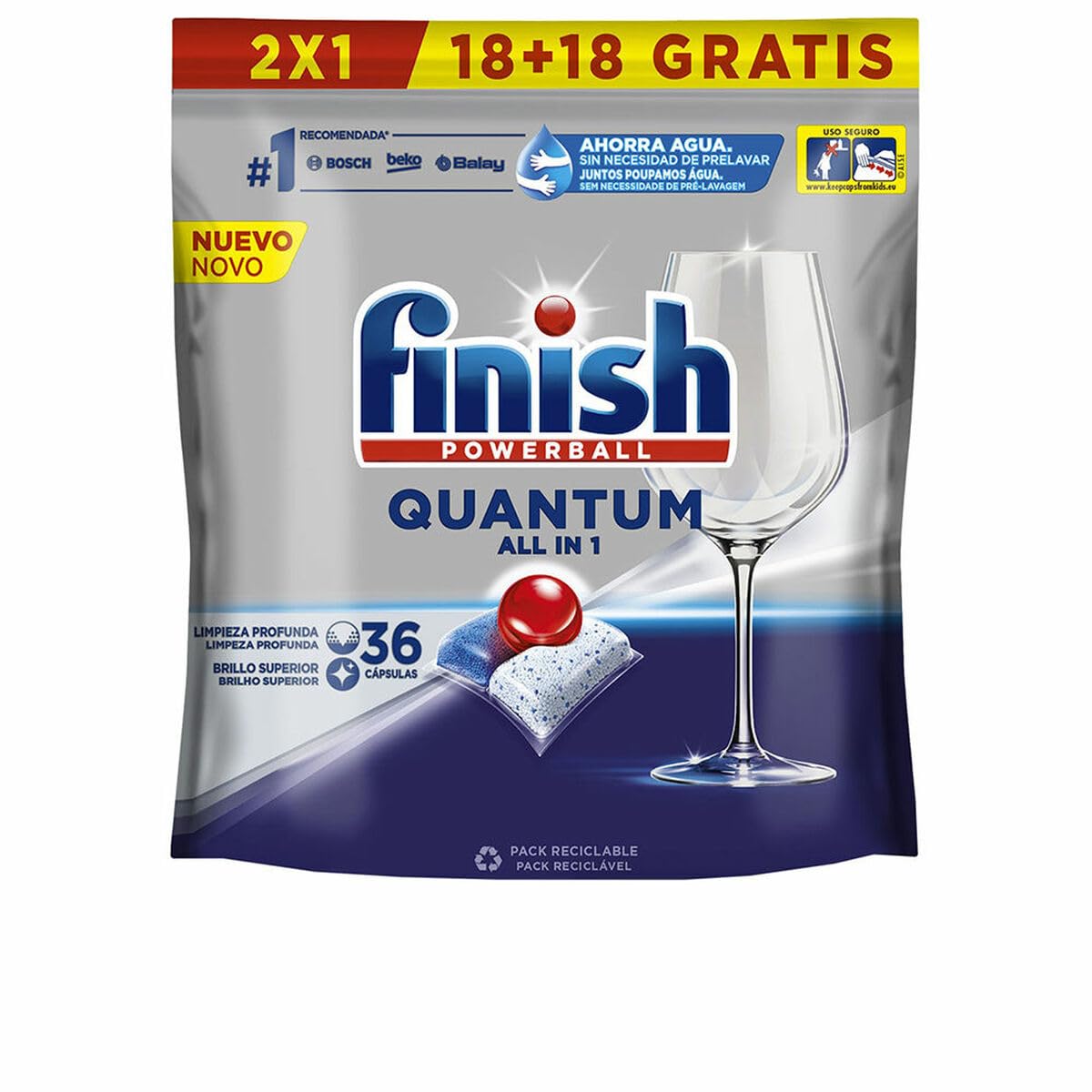 Finish Quantum Infinity Shine Dishwasher Tablets Economy Pack 83 Tablets Finish Quantum Infinity Shine Dishwasher Tablets Economy Pack 83 Tablets