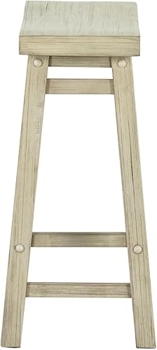 Miniatura 80 de Boraam Sonoma Taburetes de bar de cocina sin espalda, cepillo de alambre gris tormenta, juego de 2 Cepillo de alambre gris tormenta,Cepillo de