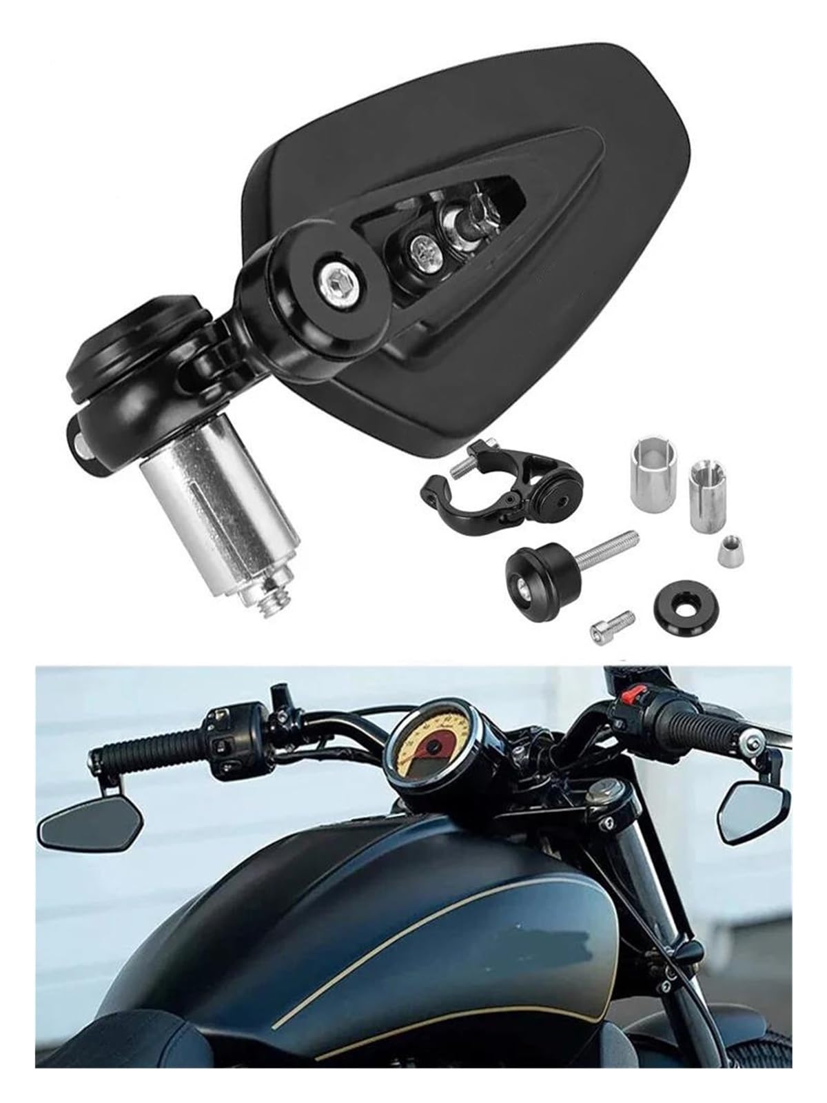 Specchietti Moto Manubrio Retrovisori Per VOGE Valico DS900X Dsx900 900dsx 900 DSX Specchietti Retrovisori Per Manubrio Moto(rosso)