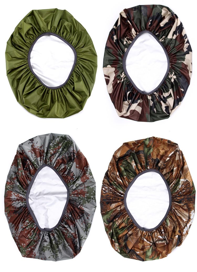 Ykybhx 1PCS Waterproof Backpack Rain Cover Elastic Covers Protector Compact Raincoat Raincover Heavy-Duty Tyvek Cotton Pack Cover Bag Rain Cover for Outdoor Camping Hiking Cycling Travel 70L E