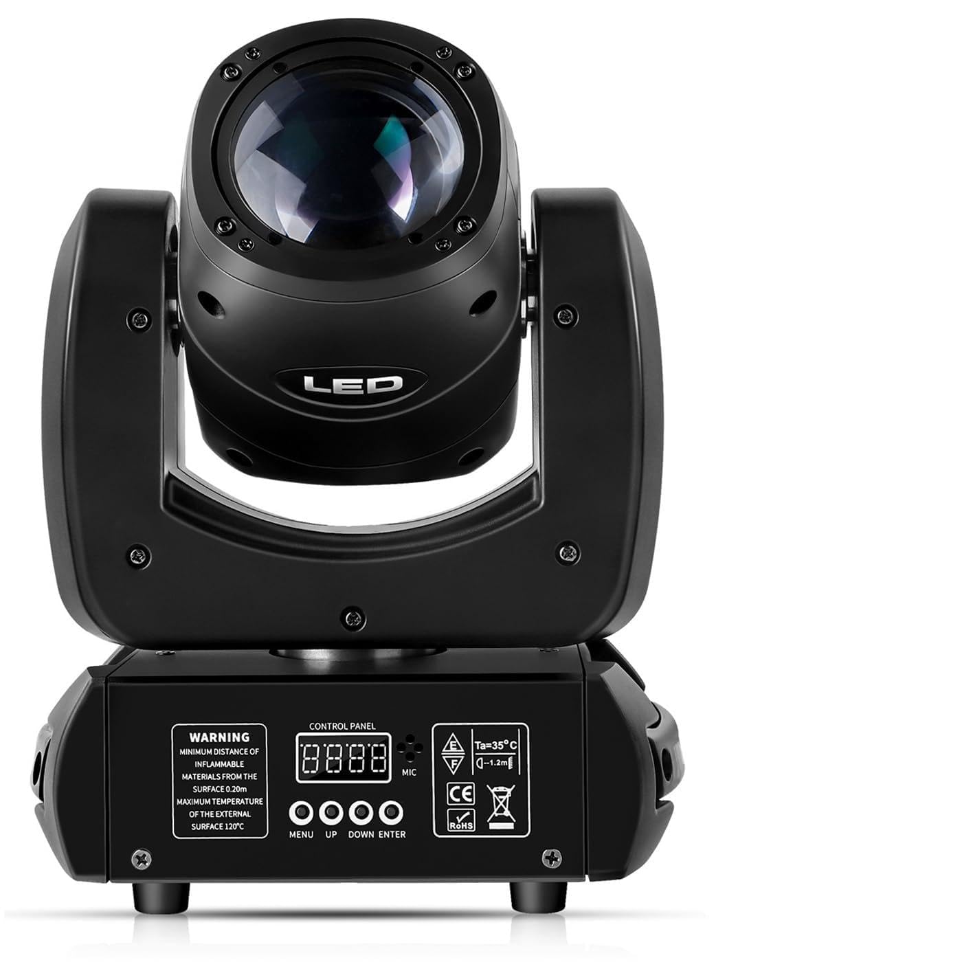 DJ-Moving-Head-Licht, RGB-Stroboskop-Spot, LED-Bühnenlicht, DMX-Steuerung, Sound-aktiviert, Master-Slave, Automatik, Indoor-Party-Disco-Licht für Partys, Bars, Clubs, Festivals 1pcs