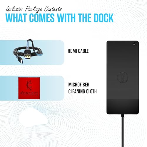 Miniatura 2 de WD19S Estación de acoplamiento Dell USB-C Monitor dual con suministro de 130 W y cable HDMI (renovado)