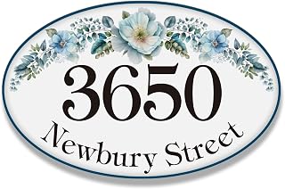 House Address Sign, Custom Fancy House Address Plaques, Metal House Numbers