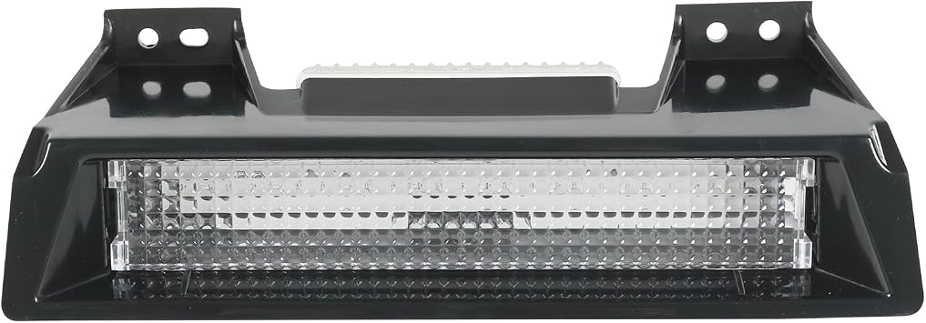 LED Third Brake Light Compatible with Hummer H3 2006 2007 2008 2009 2010 Black Housing Clear Lens Replace#19330403 16HZ59C