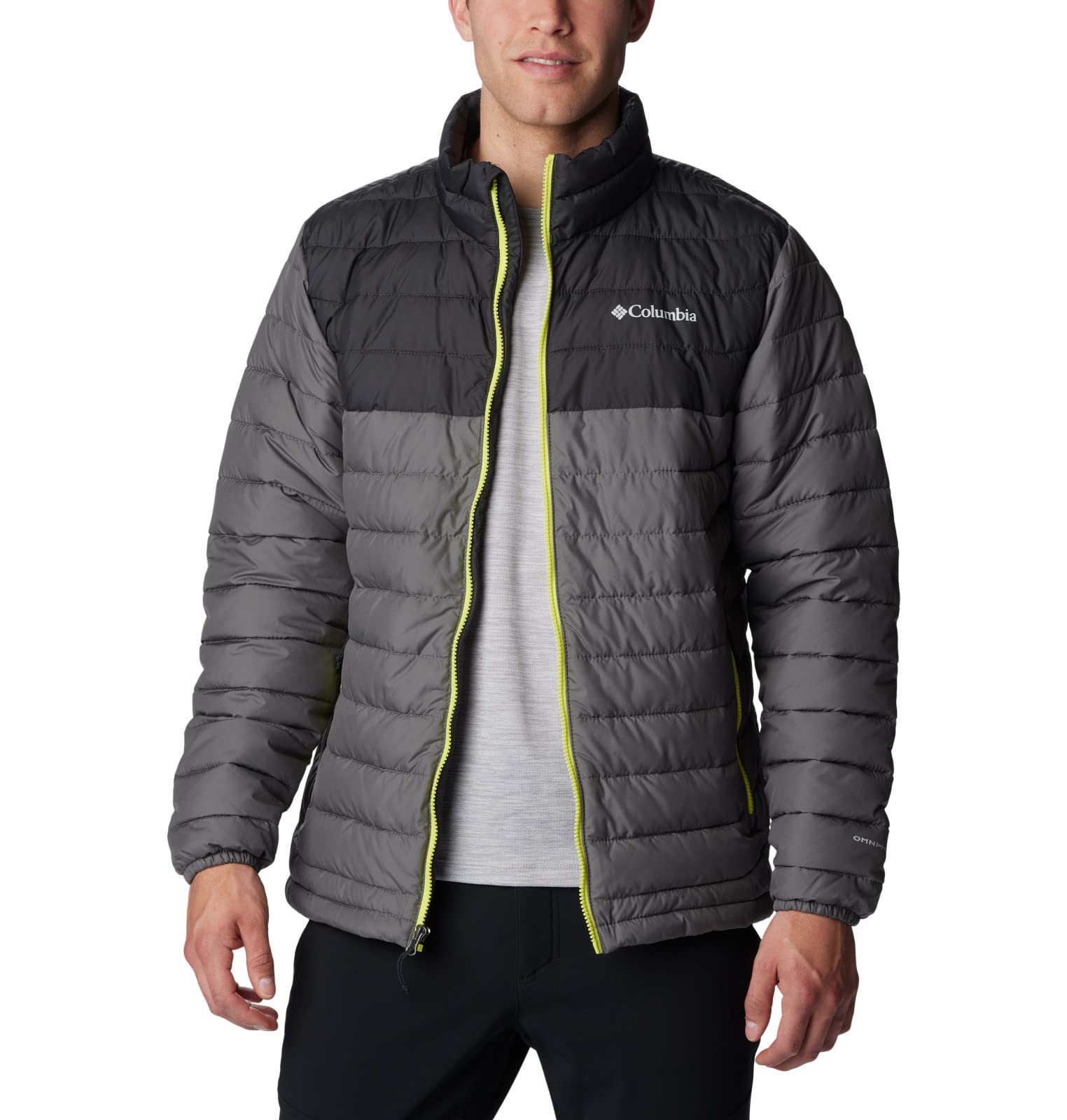 Columbia Giacca con Cappuccio da Uomo, Powder Lite