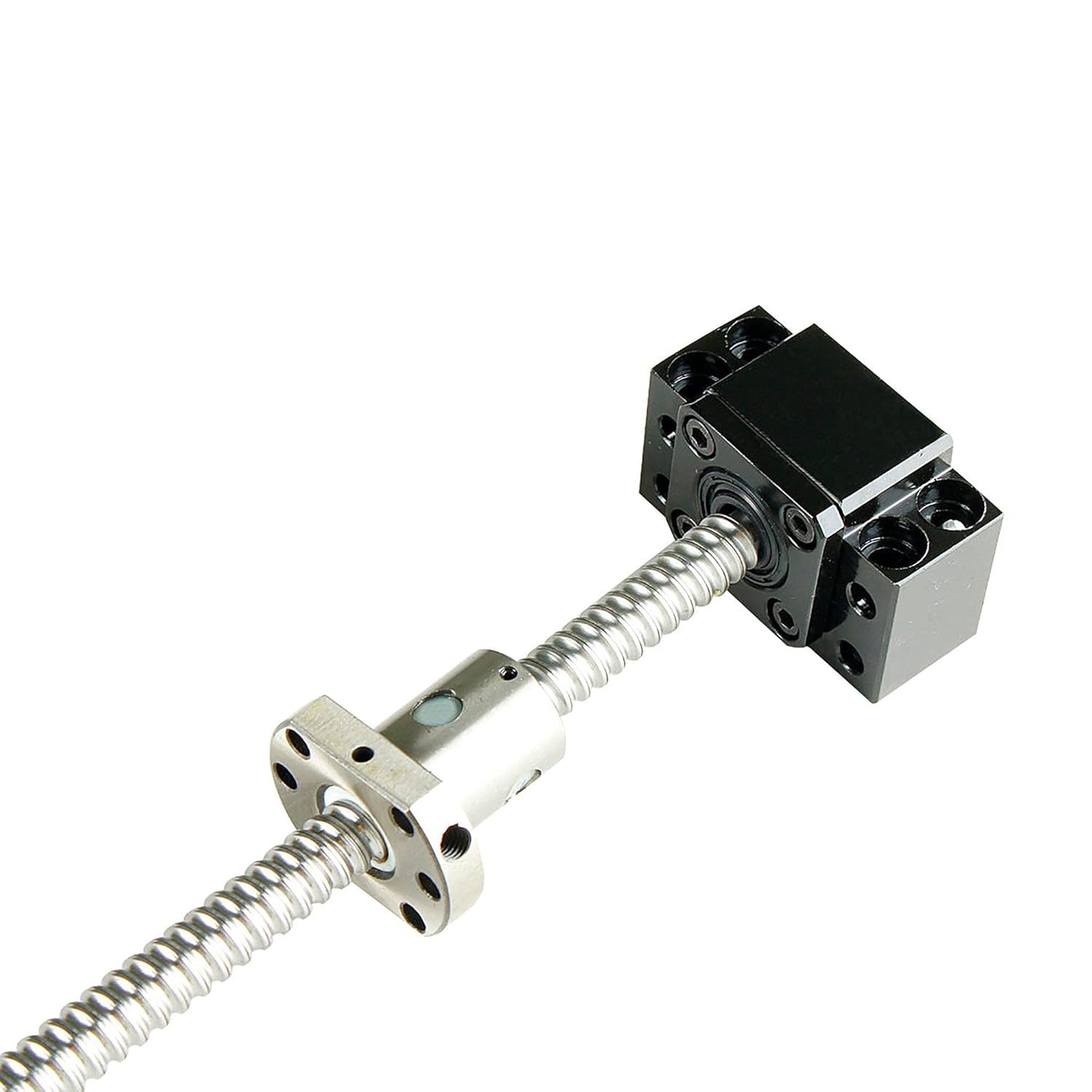 Ballscrew kit SFU1605 RM1605 250mm Ball Screws Bearings + Set BK/BF12 Kits End Support Ballnut Housing,with end Machining,Length Approx 9.84inch / 250mm for CNC Machine