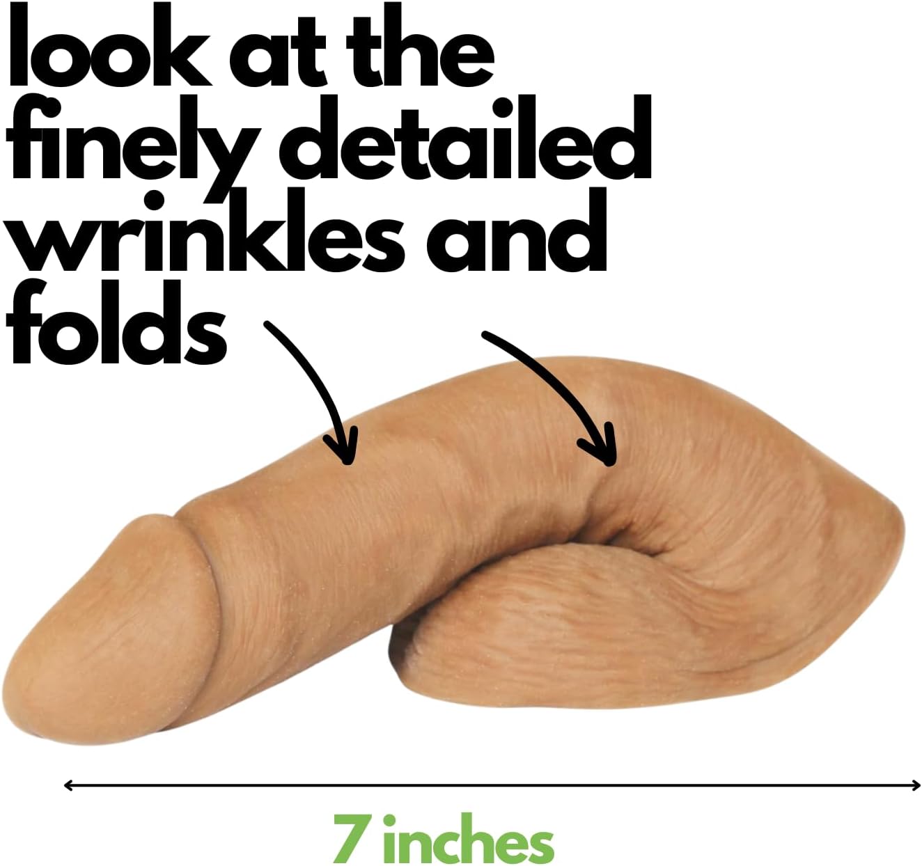 Fleshlight Packing Penis Large Caramel | Ultra Realistic | Mr. Limpy | Packer Gear for Female to Male Transgender | 7 Inches (Pack of 2)