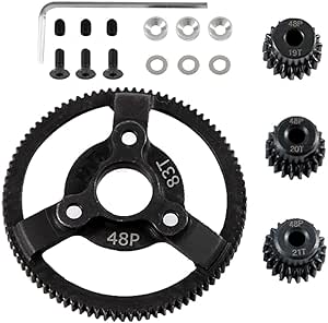 Trak Racer Set Ingranaggi Pignone 48P Per Traxxas Rustler/Slash - Foto 9