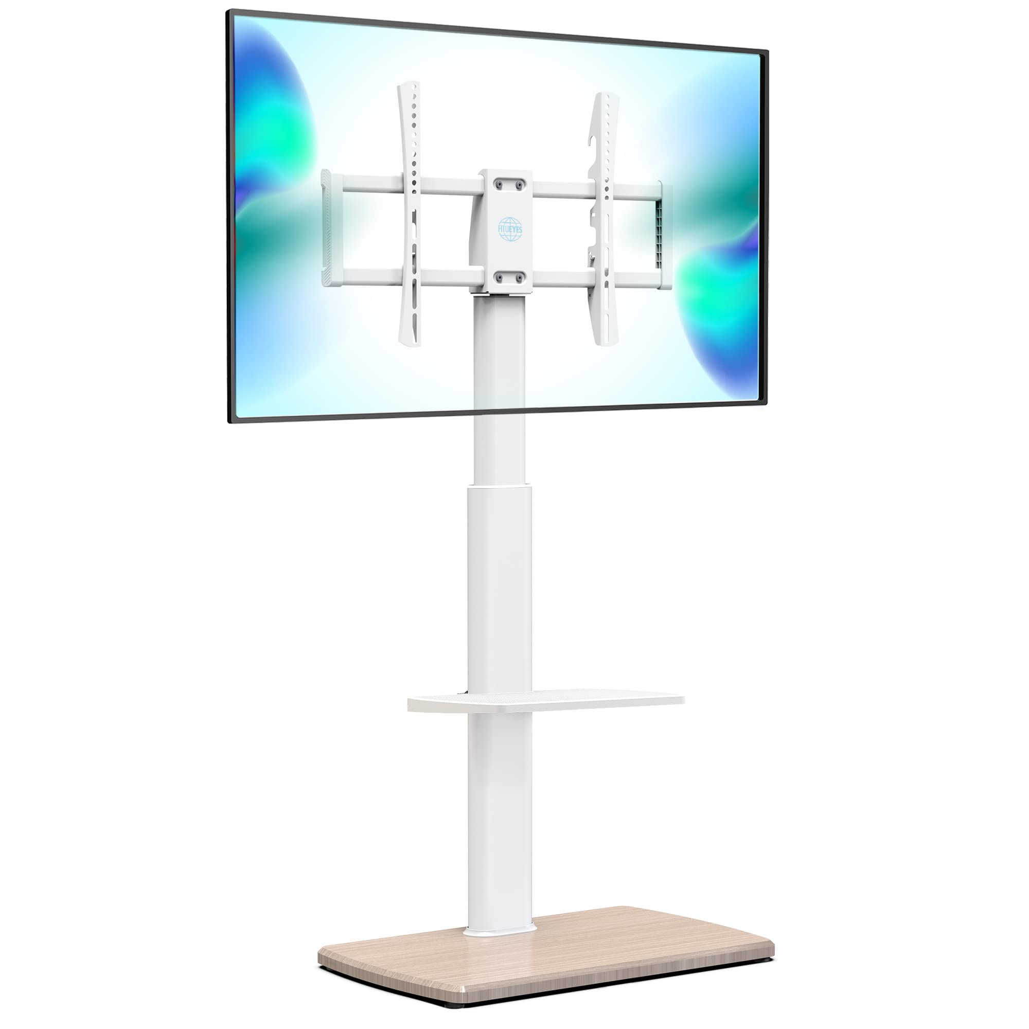 FITUEYES Floor TV Stand Tall Corner TV Stands for Most TVs up to 70