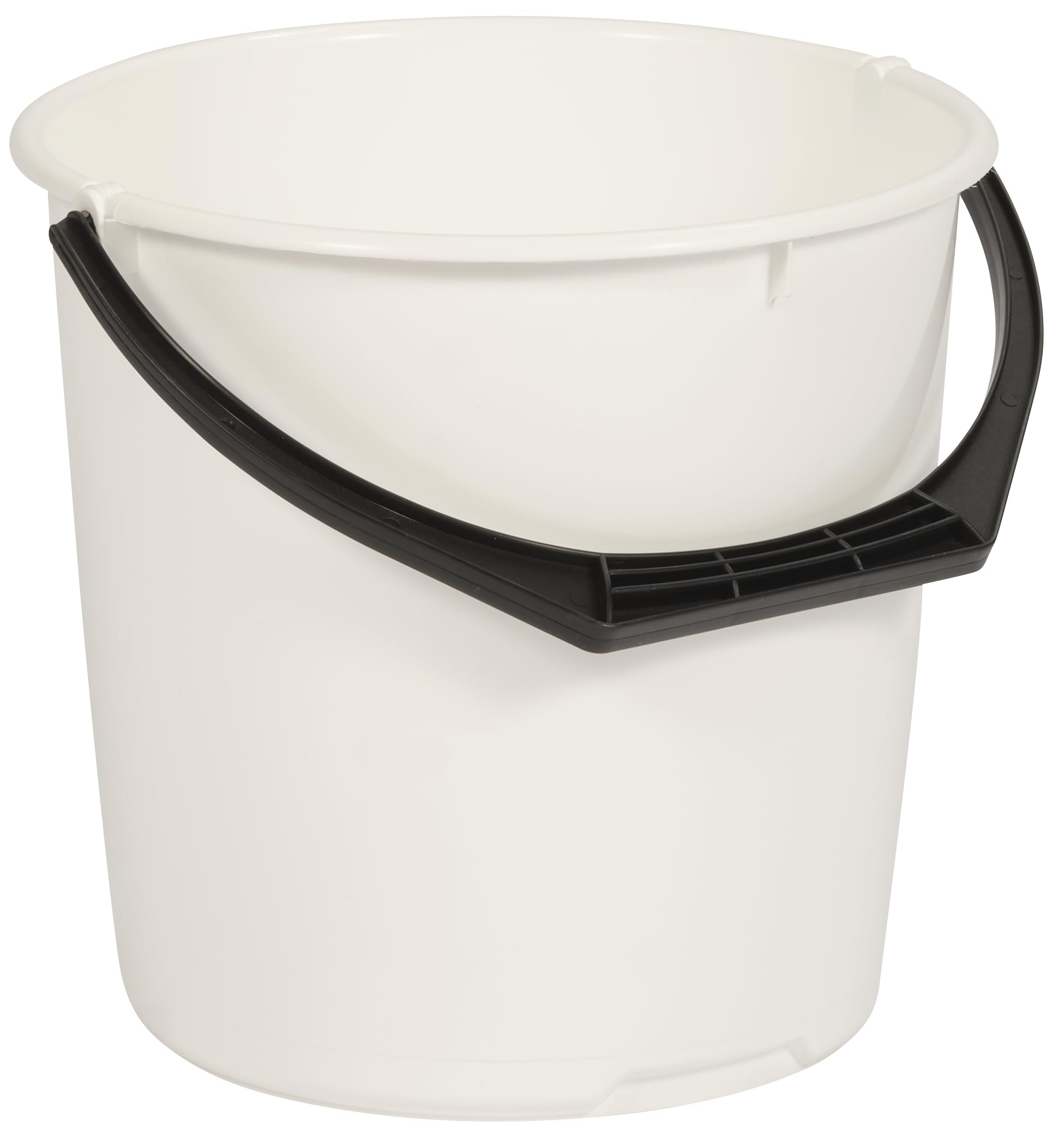 Plastic Bucket, 10 Litre, White