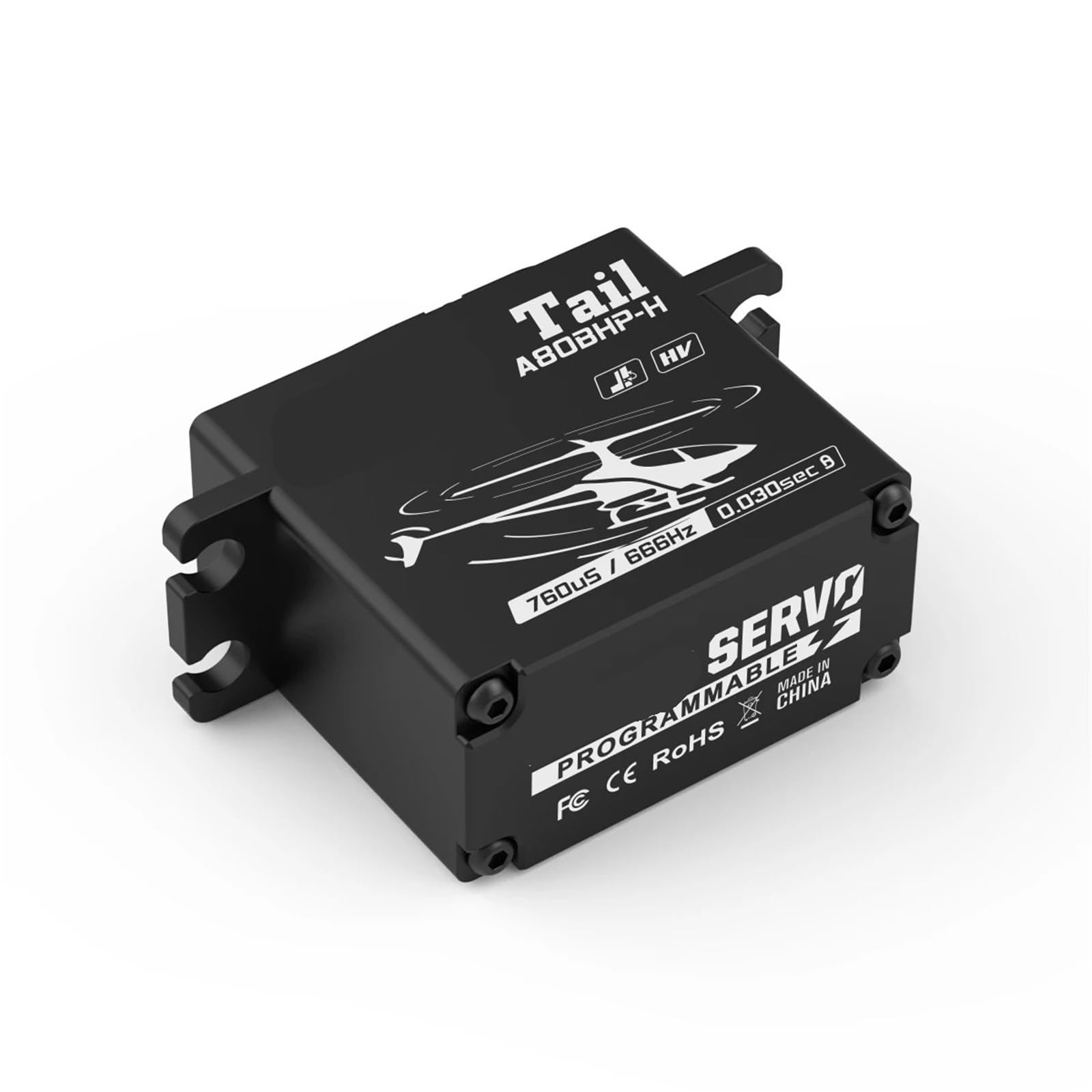 Servomoteur de queue A80BHP-H pour hélicoptère brushless HV