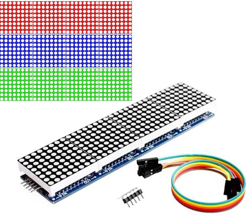 Scriptronics® MAX7219 Dot Matrix Module For Mega 2560 Microcontroller 4 In One LED Display with 5P Line MAX7219 Display 8x8 For Raspberry Pi (B094X8P6FL) Amazon Price History, Amazon Price Tracker