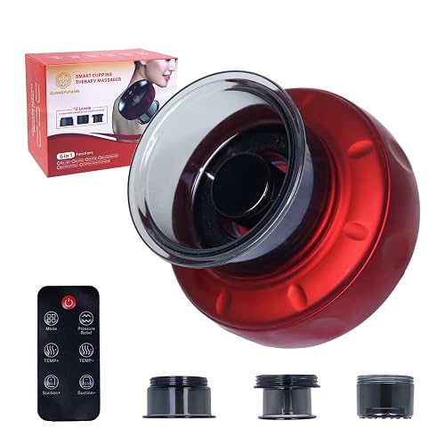 6-in-1 Cupping Set, Remote Control Electric Cupping Therapy Massager with