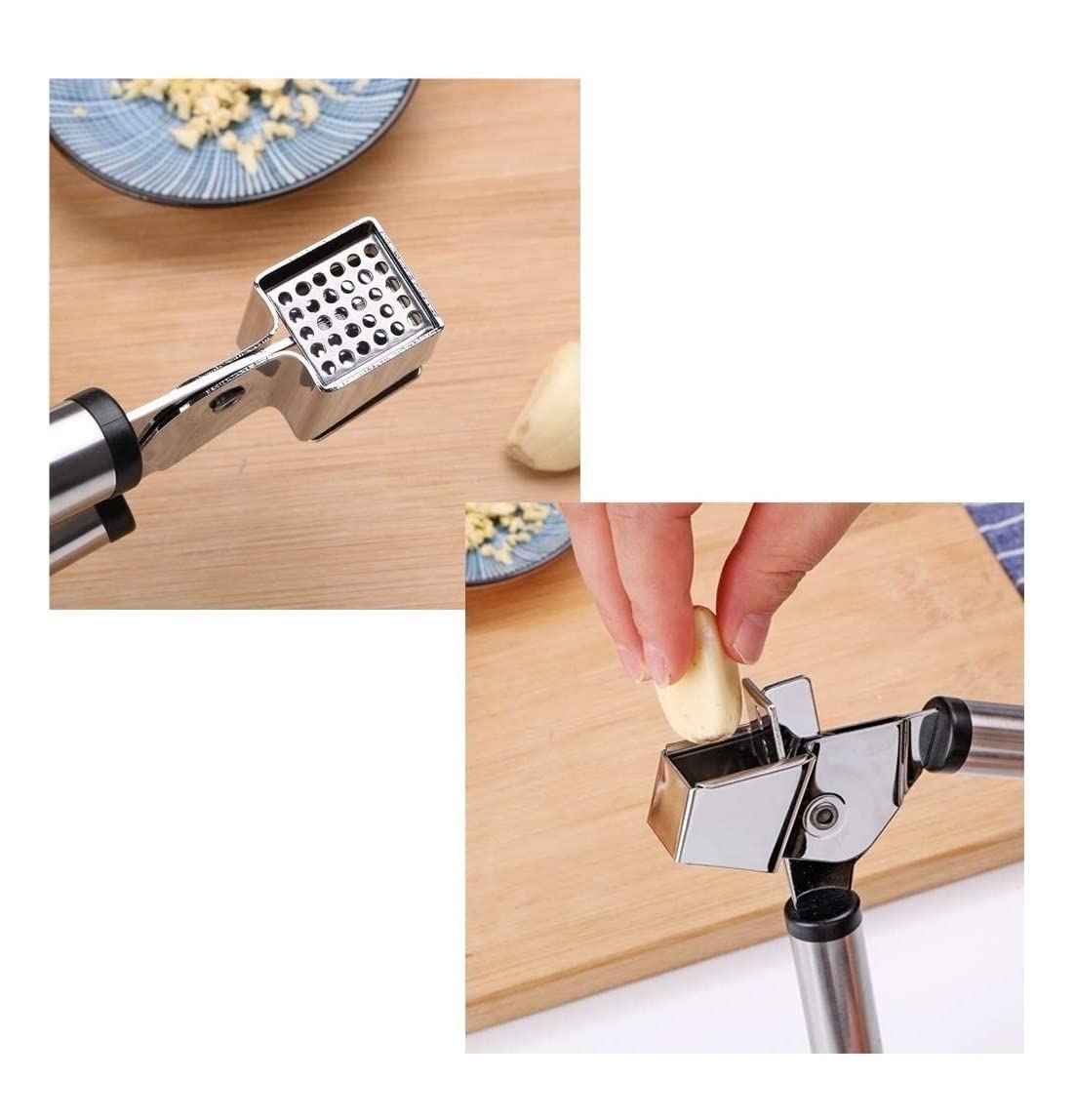 Knoblauchpresse Garlic Press Knoblauchhacker Leicht Zu Drückender, Ergonomischer Griff, Kein Schälen Erforderlich, Professionelle Ingwerpresse Kitchen Gadgets